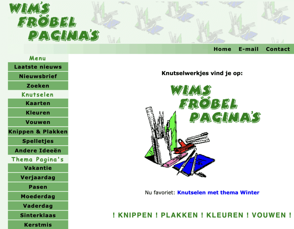 Wim's frobel paginas