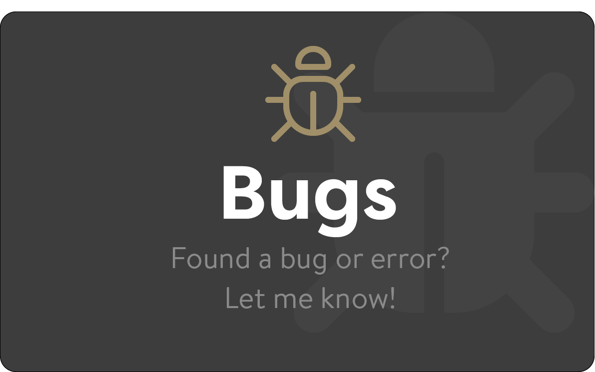 Contact bugs